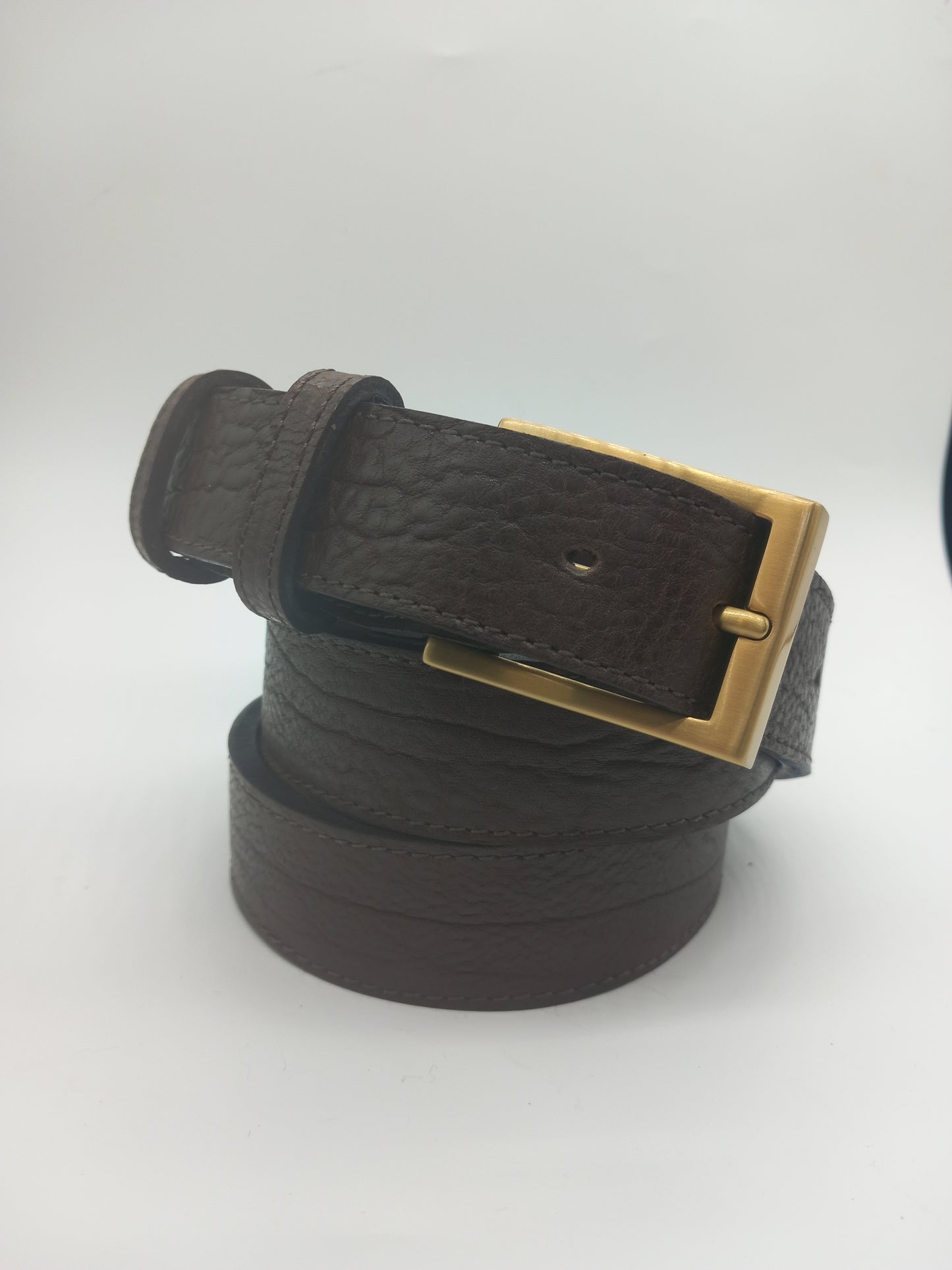 ceinture en cuir structuré