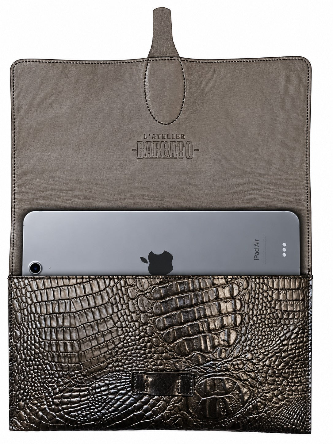 étui ipad  croco